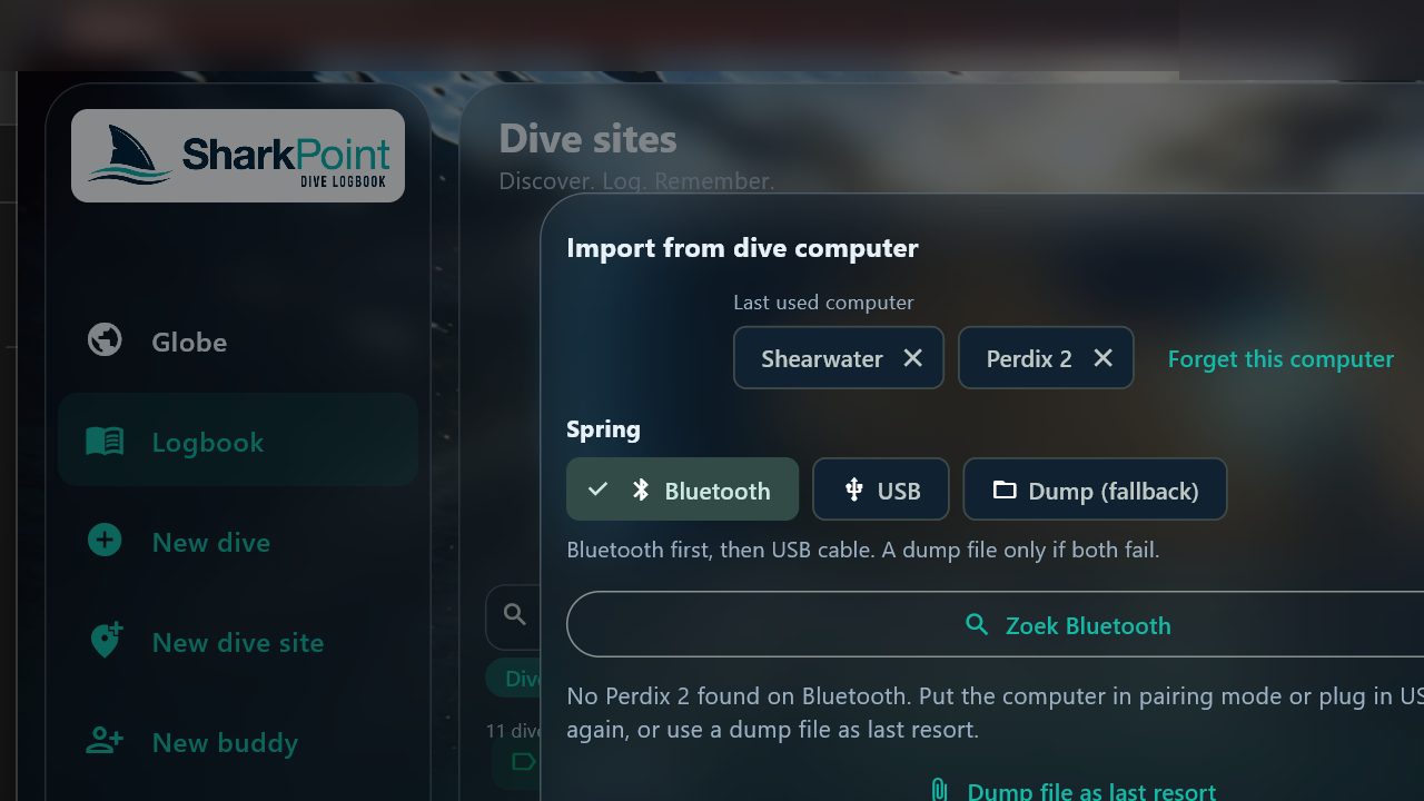 Import your logbook